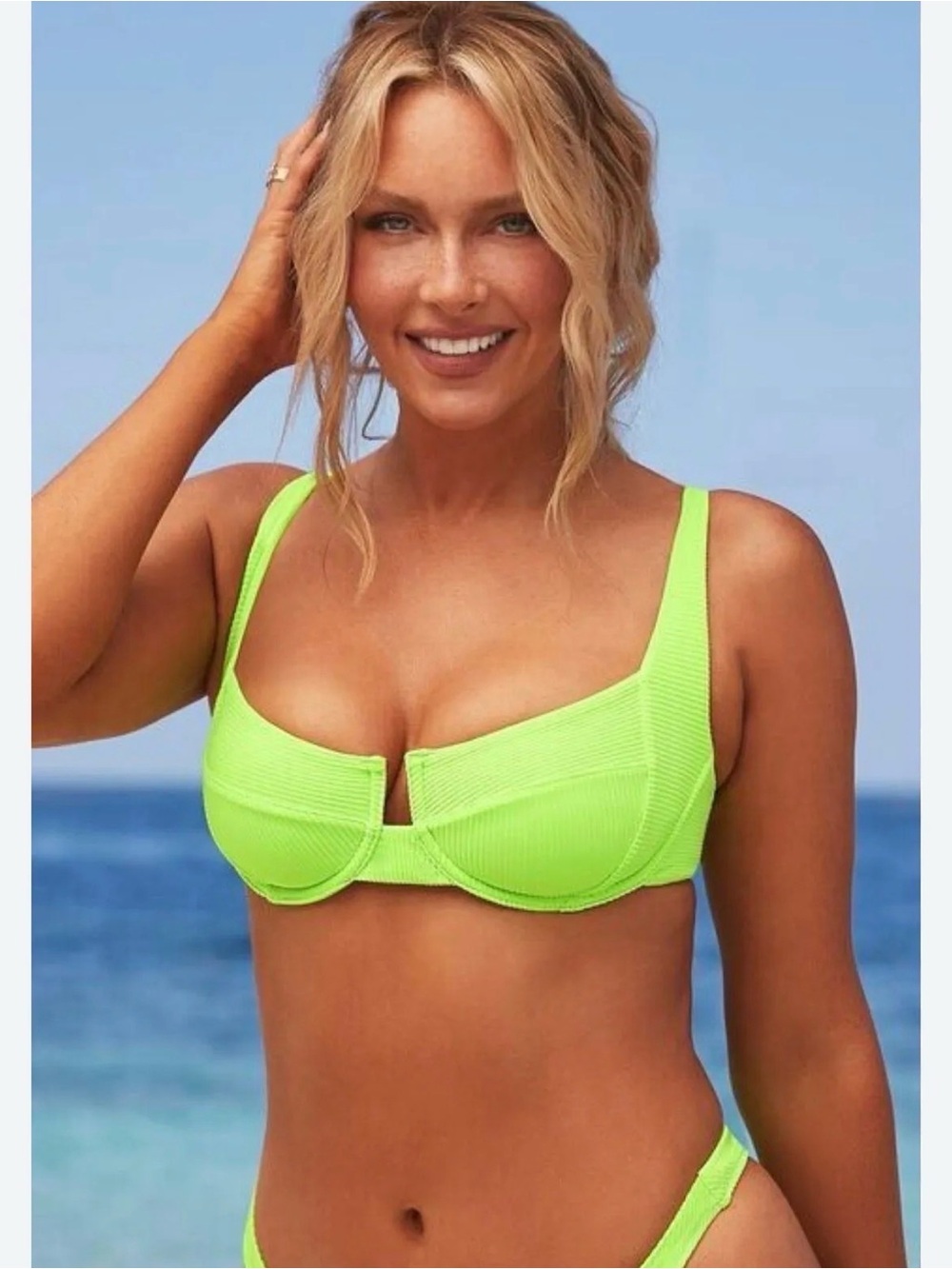 NWT Swimsuits For All/The Camille Kostek Collection Bikini Top